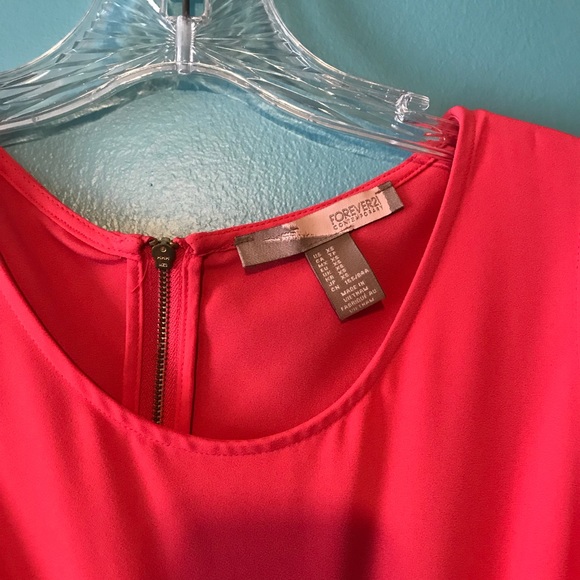 Hot Pink Sleeveless Top - Picture 3 of 4